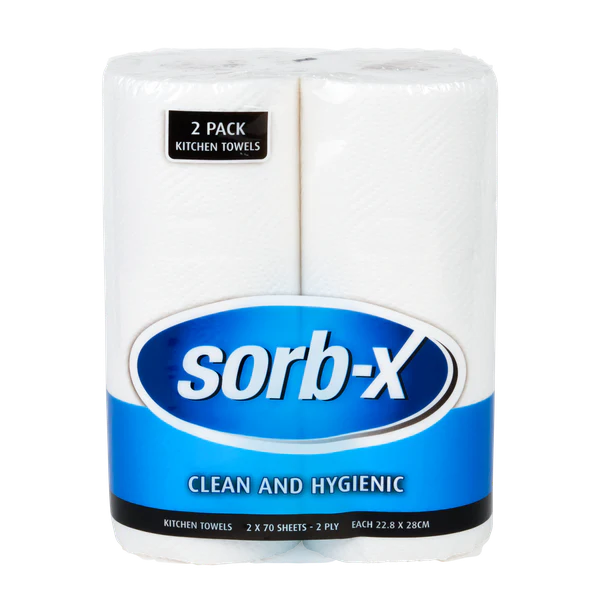 Sorb-X White Kitchen Towel- 12 Pack