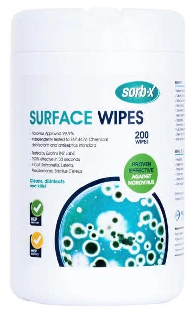 Sorb-X Surface Wipes