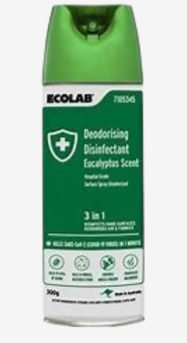 Ecolab Deodorising Disinfectant, Eucalyptus Scent 300ml