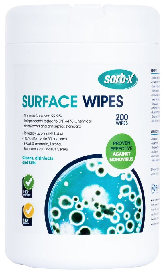 Sorb-X Surface Wipes