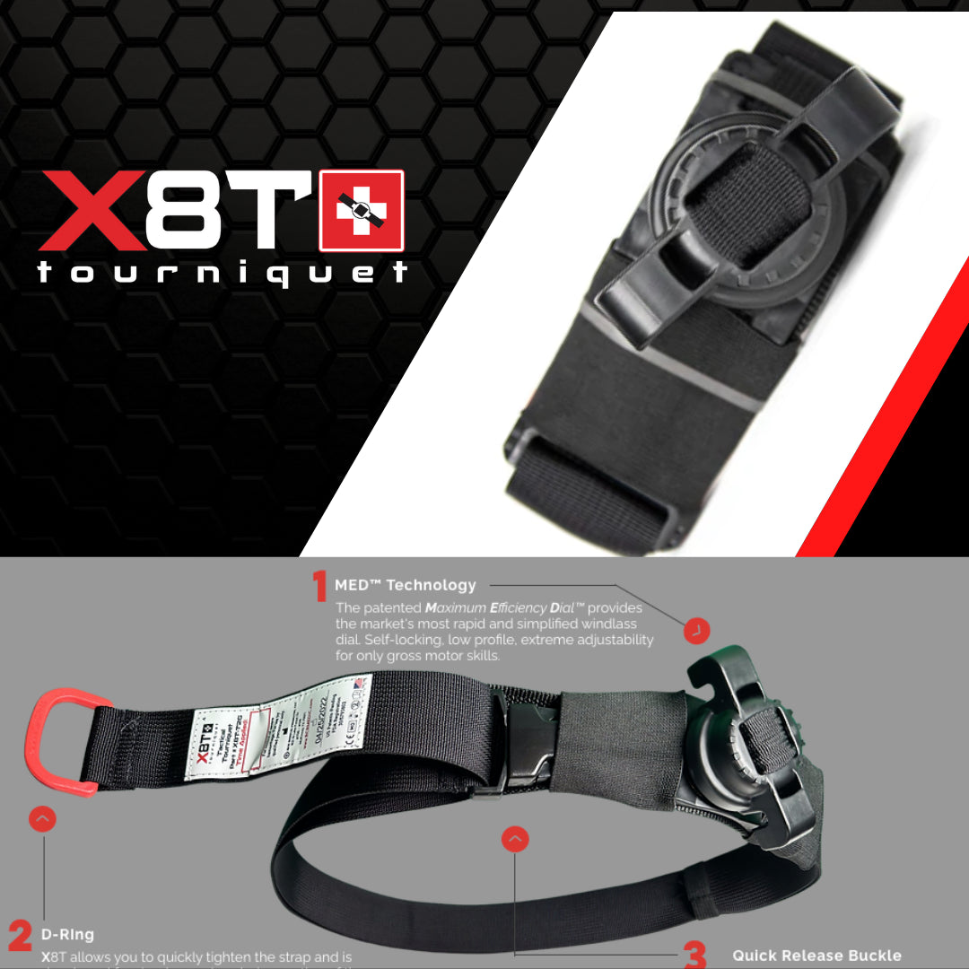 X8T Emergency Tourniquet- FDA & CE Approved